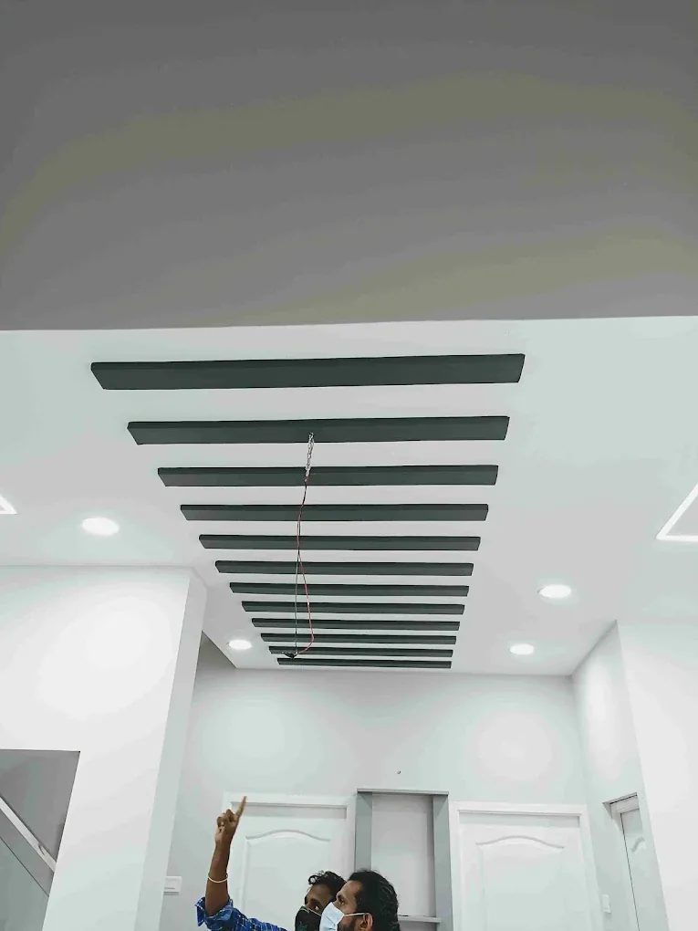 Gypsum false ceiling by Pandian False Ceiling